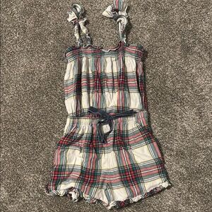 Plaid romper